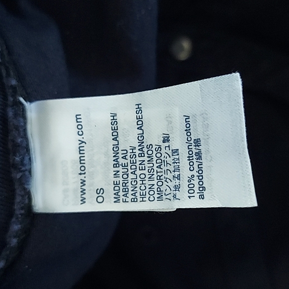 Tommy Hilfiger Hat Embroidered Logo Blue with Adj Strap - Picture 11 of 11